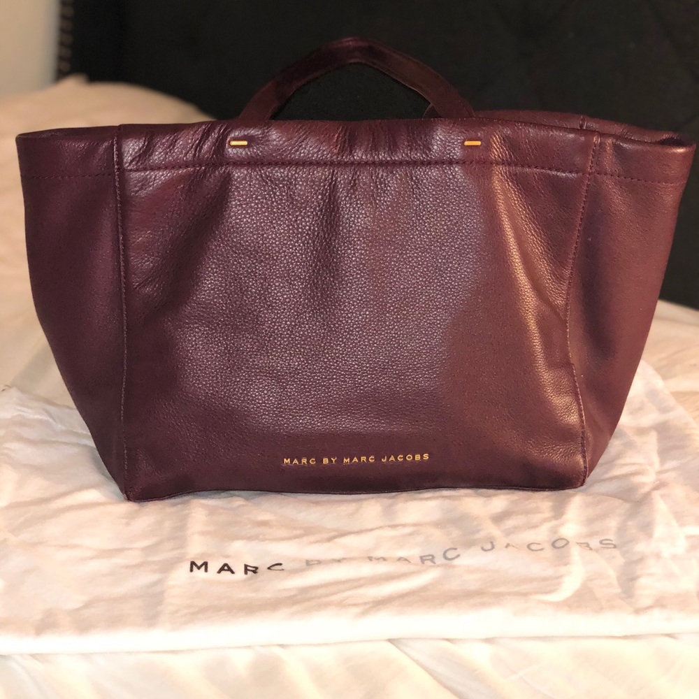 Marc Jacobs Burgandy Leather Tote